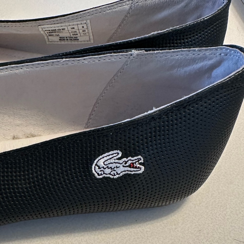 Lacoste Black Ballet Flats 11